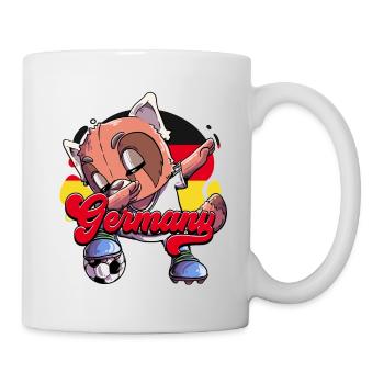 Deutschland Fußball - Tasse - Weiß - Rechts