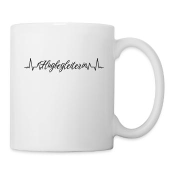 Piloten Herzschlag Flugbegleiterin - Tasse - Weiß - Rechts