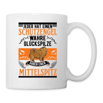 Mittelspitz Schutzengel - Tasse - Weiß - Rechts