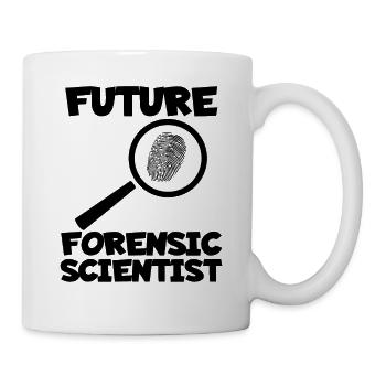 Future Forensic Scientist Investigator Criminology - Mug - white - Right