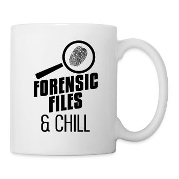 Forensische Akten Forensischer Wissenschaftler - Tasse - Weiß - Rechts