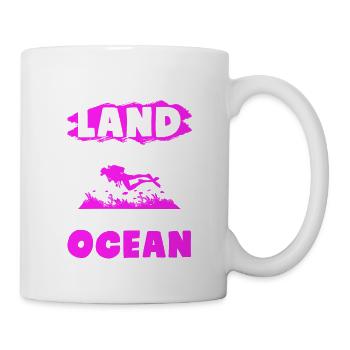 ozean tauchen - Tasse - Weiß - Rechts