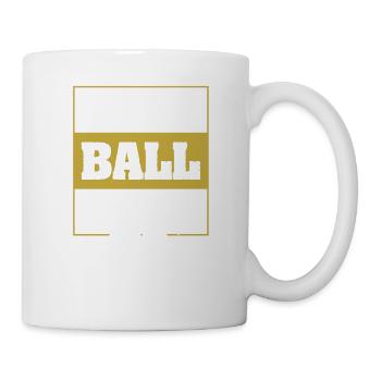 devise du football - Mug blanc - blanc - Droite