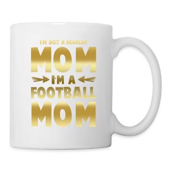football mom mama - Tasse - Weiß - Rechts