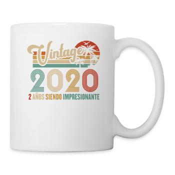 Anniversaire Vintage Idée Cadeau D Anniversaire 2 - Mug blanc - blanc - Droite
