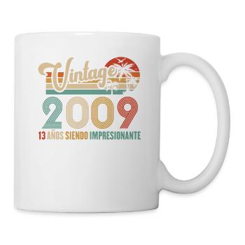 Anniversaire Vintage Idée Cadeau D Anniversaire 13 - Mug blanc - blanc - Droite