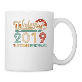Anniversaire Vintage Idée Cadeau D Anniversaire 3 - Mug blanc - blanc - Droite