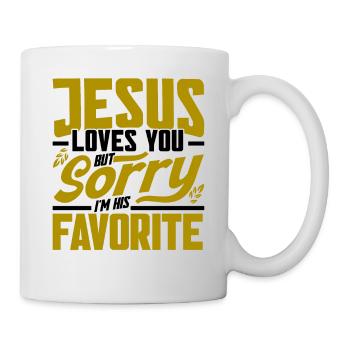 Jesus Bible Christian Religious Church Gift - Mug - white - Right