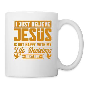 Jesus Bible Christian Religious Church Gift - Mug - white - Right