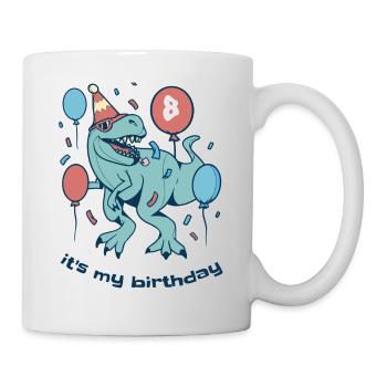 Its my Birthday Dino - Mug - white - Right