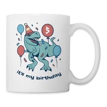 Its my Birthday Dino - Mug - white - Right