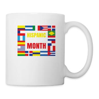 Mois du patrimoine hispanique pour tous les articles par - Mug blanc - blanc - Droite