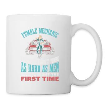 Mécanicien Bien sûr, je ne travaille pas si dur - Mug blanc - blanc - Droite