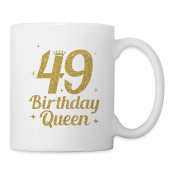 Birthday Queen 49 - Mug - white - Right