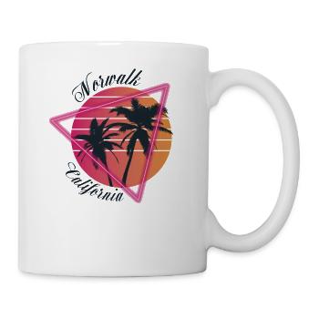 Norwalk California Adventure Randonnée Beach City - Mug blanc - blanc - Droite