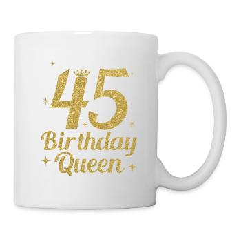 Birthday Queen 45 - Mug - white - Right