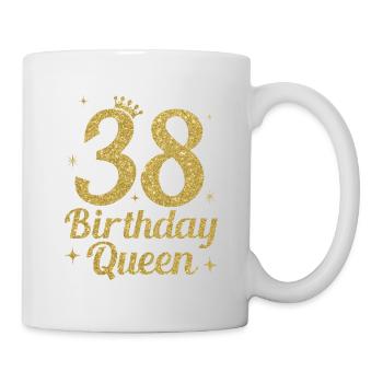 Birthday Queen 38 - Mug - white - Right