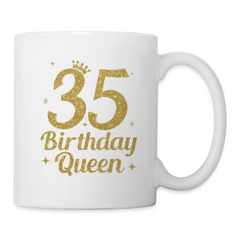 Birthday Queen 35 - Mug - white - Right