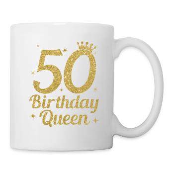 Birthday Queen 50 - Mug - white - Right