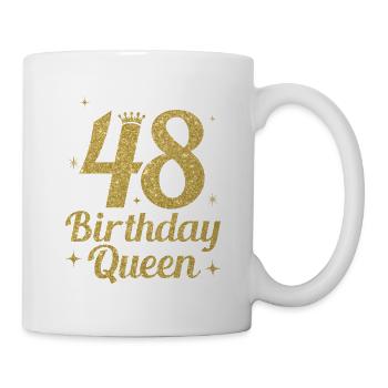 Birthday Queen 48 - Mug - white - Right