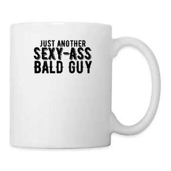 Nur ein weiterer sexy Humor Glatzkopf Kerl Spaß Glatze - Tasse - Weiß - Rechts