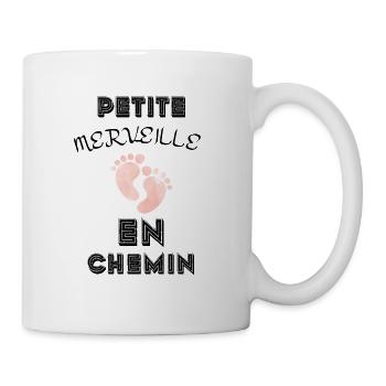 Petite merveille en chemin - Mug blanc - blanc - Droite