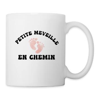 Petite merveille en chemin - Mug blanc - blanc - Droite