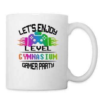 Level GYMNASIUM keep calm and game on - Tasse - Weiß - Rechts