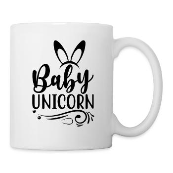 Bébé Einhorn Licorne - Mug blanc - blanc - Droite