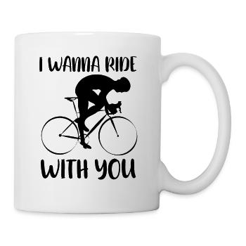Cyclisme Vélo de route Vélo Gravel Contre-la-montre Vélo - Mug blanc - blanc - Droite