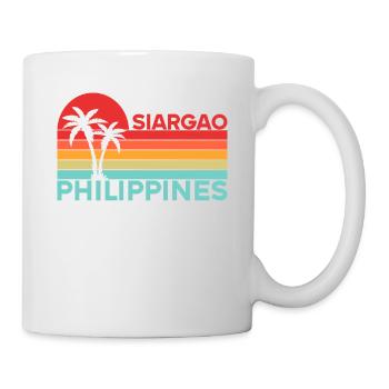 Vintage Holiday Trip Siargao Philippines Asia - Mug - white - Right