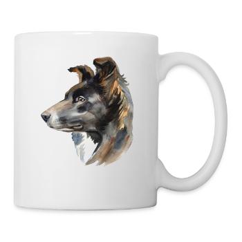 Border Collie Hund Hundebesitzer Hundeliebhaber - Tasse - Weiß - Rechts