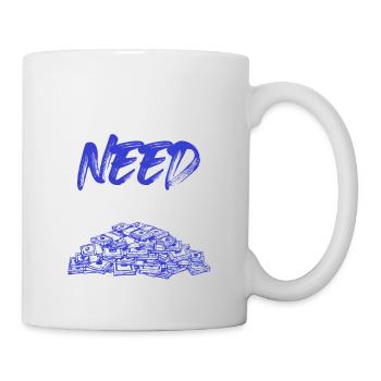 ihr braucht bitcoin - Tasse - Weiß - Rechts