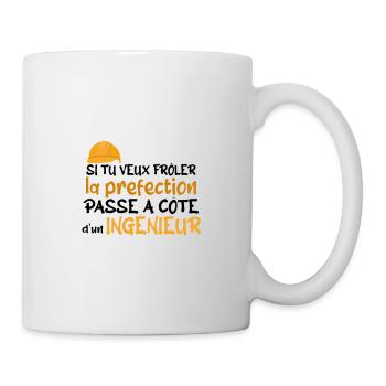 cadeau pour ingénieur - Mug blanc - blanc - Droite