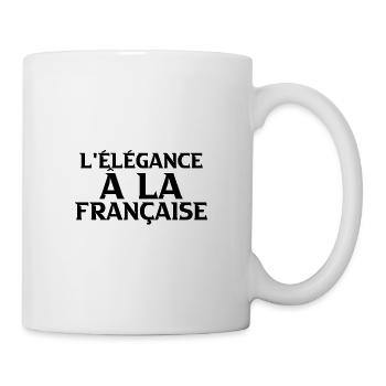 L'élégance à La Française - Mug blanc - blanc - Droite