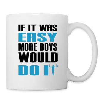 If It Was Easy More Boys Would Do It Gymnast Gift - Mug - white - Right