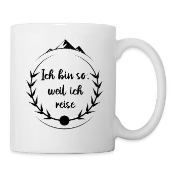 Reisen Weltreise Reise - Tasse - Weiß - Rechts
