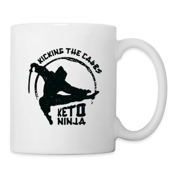 Keto Ninja Diet Ketogenic Food Ninja Lovers - Mug - white - Right