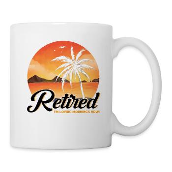 Pensione pensione pensione pensione 2022 Regalo - Tazza - bianco - Destra