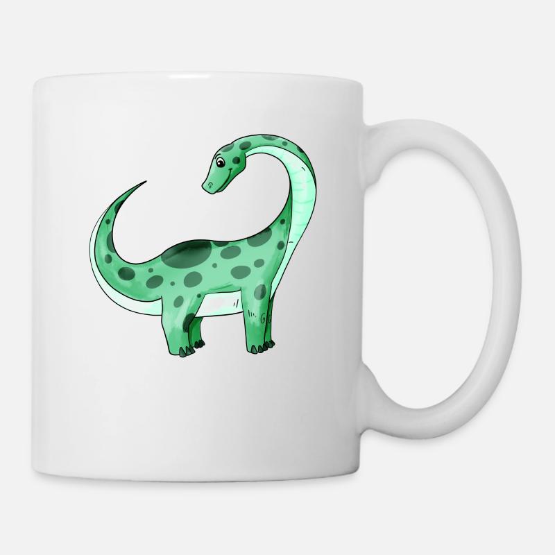Dinosaurier - Tasse - Weiß