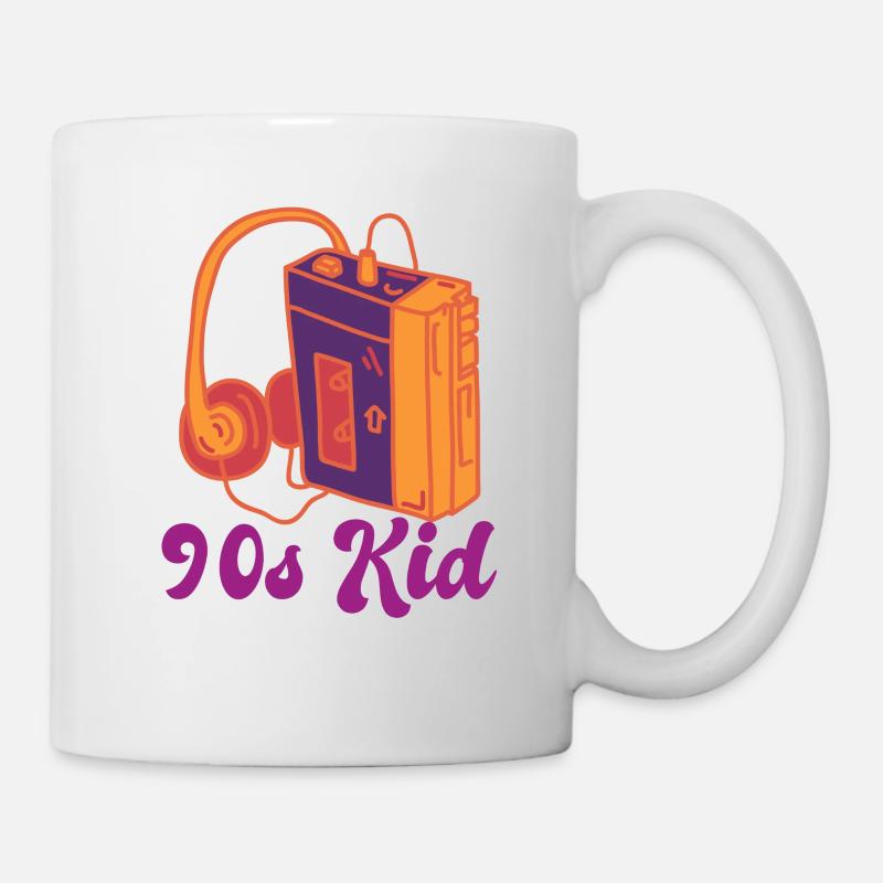 90s Kid - Tasse - Weiß
