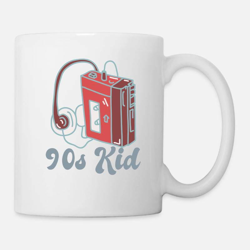 90s Kid - Tasse - Weiß