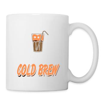 Daily Forecast 100% Chance Of Cold Brew Awesome - Tasse - Weiß - Rechts