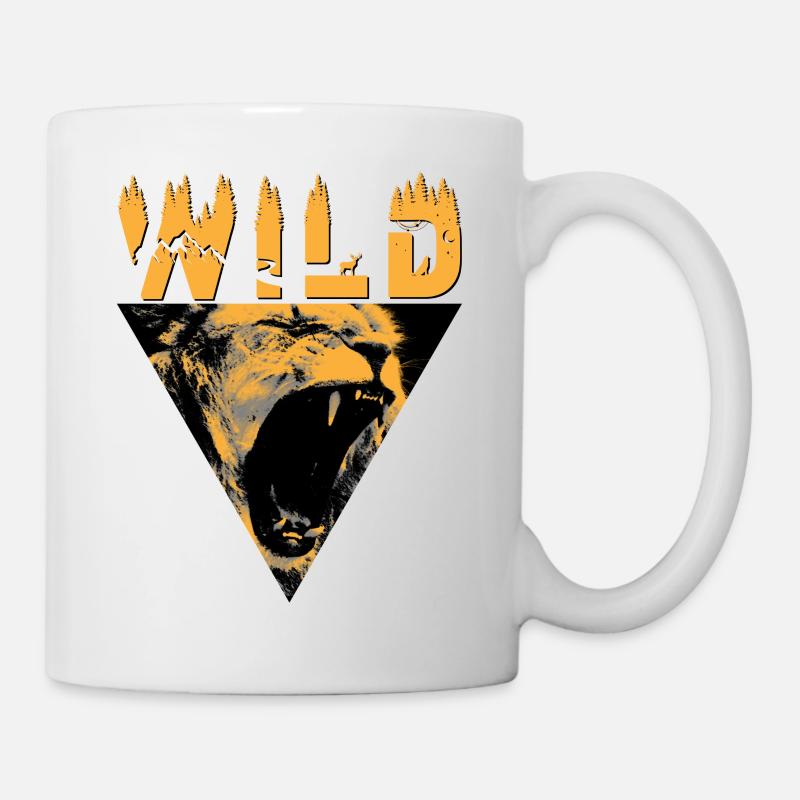 #BeWild - Mug blanc - blanc
