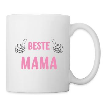 so sieht die beste Mama der Welt aus - Tasse - Weiß - Rechts