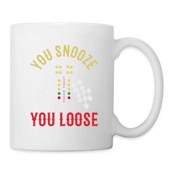 Sie Schlummern Sie Locker Für Muscle-car-liebhaber - Tasse - Weiß - Rechts