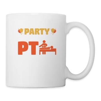 You Can't Spell Party Without PT Physical Therapy - Tasse - Weiß - Rechts