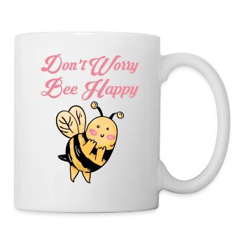 Don't Worry Bee Happy 31 - Mug - white - Right