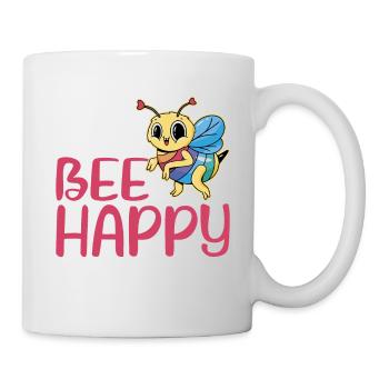 Don't Worry Bee Happy 29 - Mug - white - Right
