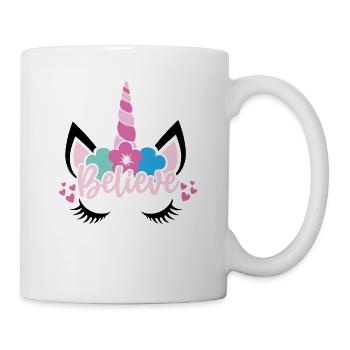Croyance en la licorne Licorne - Mug blanc - blanc - Droite